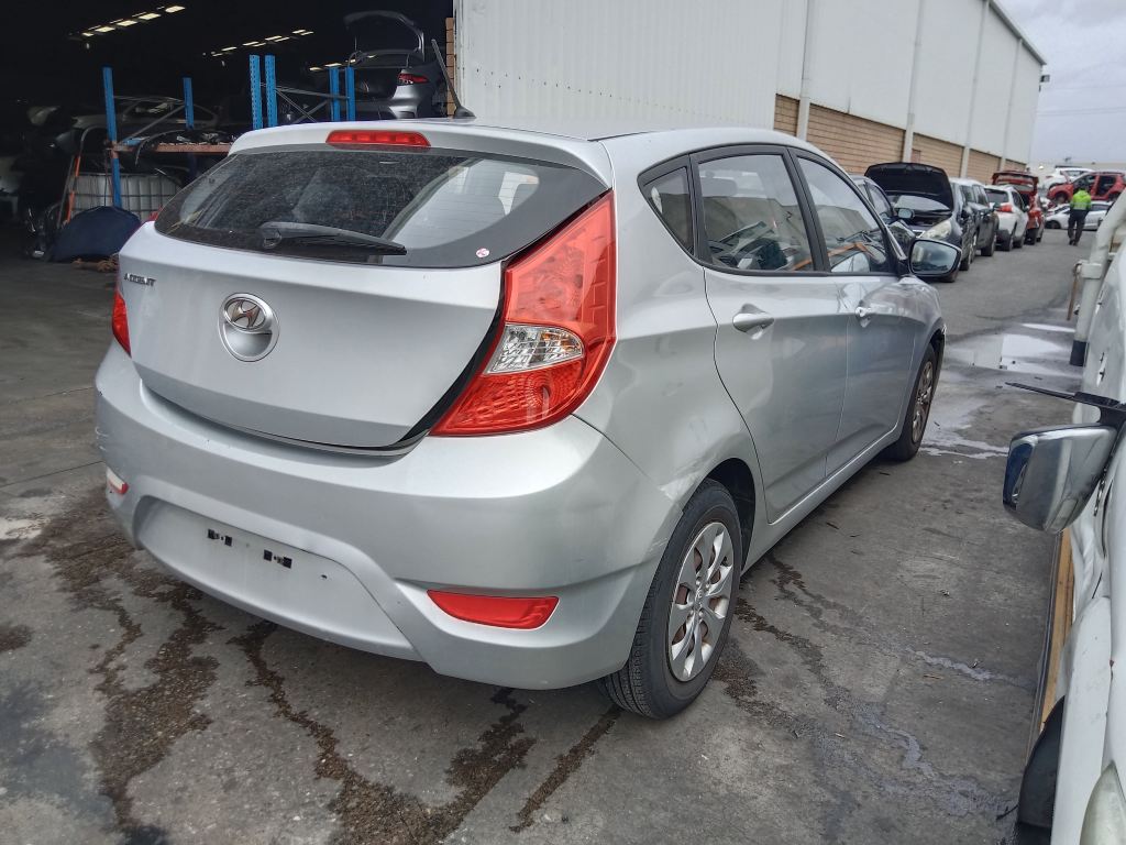 P5746 - Hyundai accent hatchback 2015 Silver Wrecking - Image 13