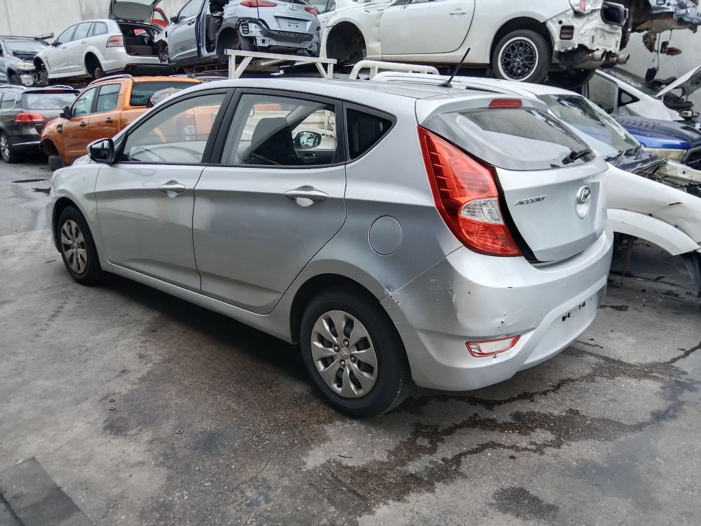 P5746 - Hyundai accent hatchback 2015 Silver Wrecking - Image 14