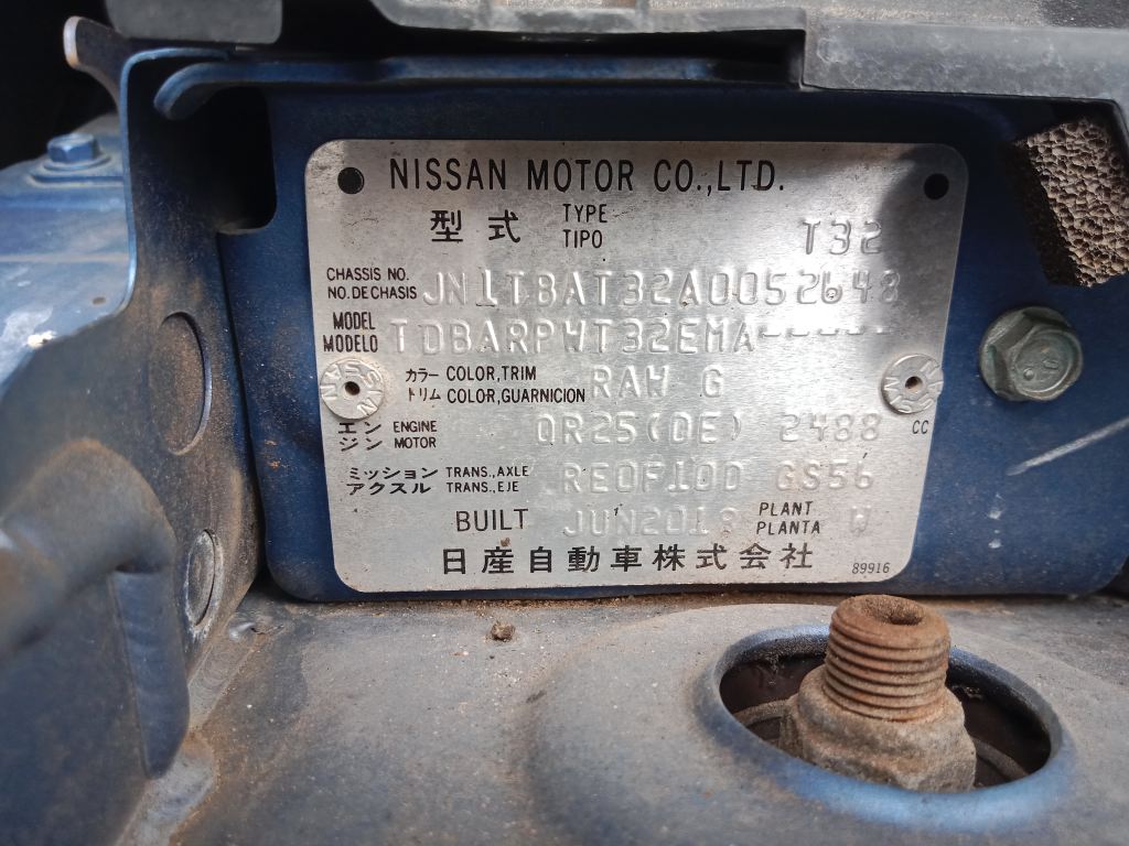 P5795 - Nissan X-Trail 2017 Blue Wrecking - Image 3