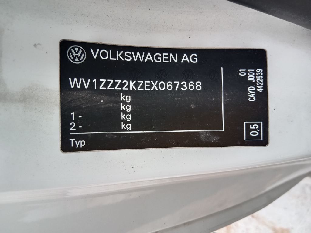 P5809 - Volkswagen Caddy 2014 White Wrecking - Image 5