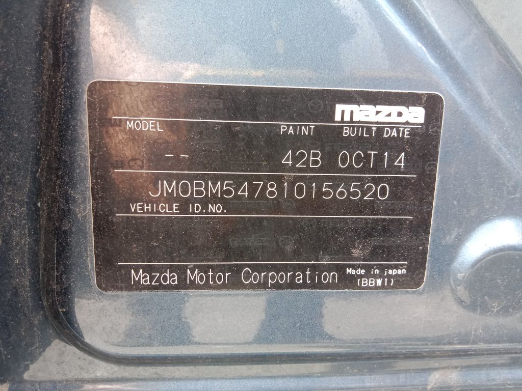 P5815 - Mazda 3 hatchback 2015 Grey Wrecking - Image 5