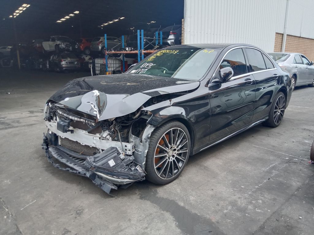 P5854 - Mercedes Benz C 250 2015 Black Wrecking - Image 2